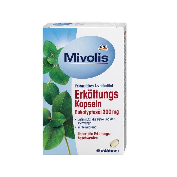 Mivolis Erkltungskapseln Eukalyptusl | Eucalyptus Capsul, 60 capsul
