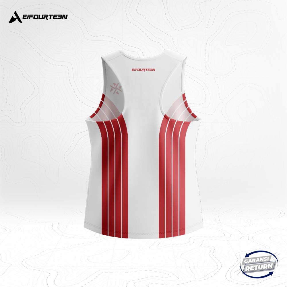 PROMO TERBARU Eifrtn Kaos Singlet Jersey Lekbong Olahraga Sport Lari Running Marathon Sprint Unisex 