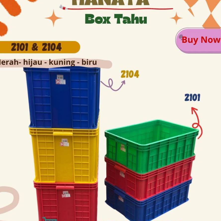 Hanata - Box Tahu Hanata 2101-2104 Container Box Industri / Box Industri Serbaguna /Box Rapat Hanata