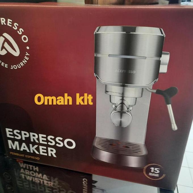 Terlaris Coffe Maker Espresso Mesin Kopi Acepresso Stainless Premium