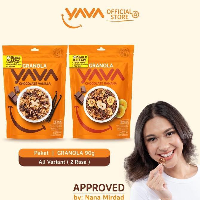 YAVA Paket Granola 2 Rasa (2 x 90g)