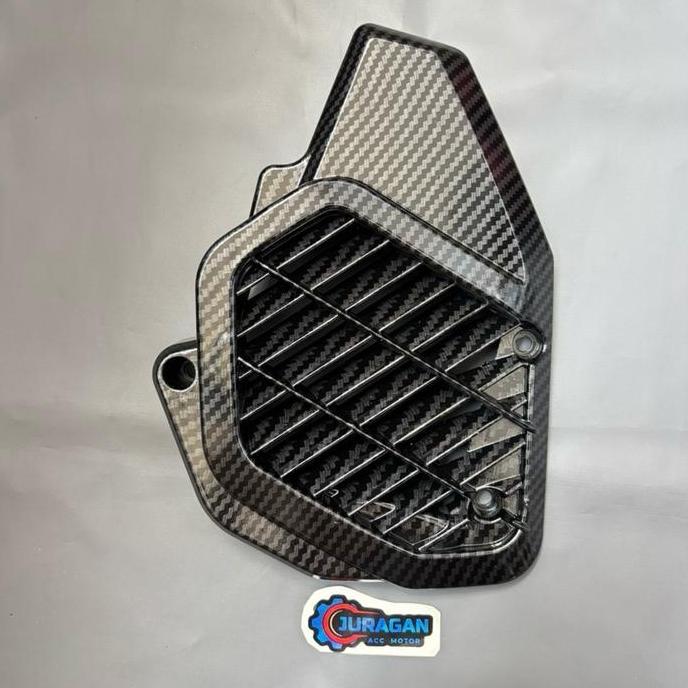 PELINDUNG RADIATOR PCX 150 CARBON TUTUP RADIATOR PCX 150 CARBON WTP ORIGINAL PROMO