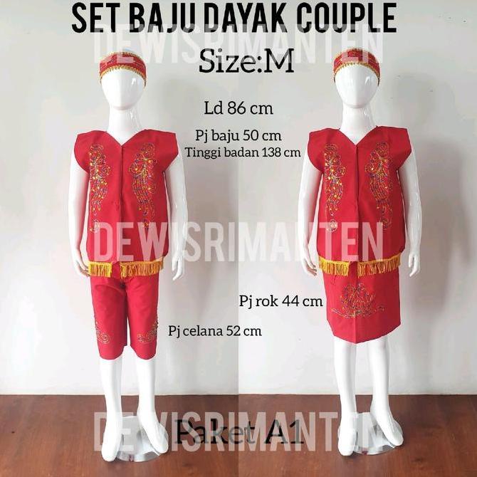 Baju adat dayak anak/dayak anak