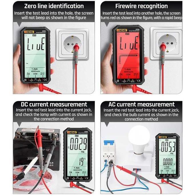 Murah.. Aneng Digital Multimeter Voltage Tester - 620A