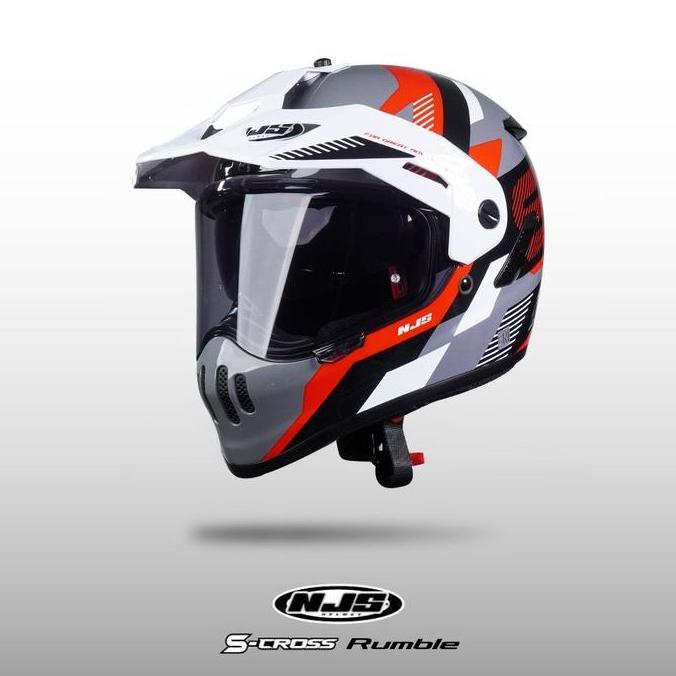 NJS S-CROSS Motif Helm NJS Semi Cross Helm Adventure SCross RUMBLE AVANTE