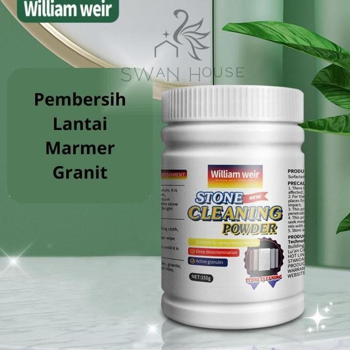WLWE Pembersih Kerak & Pengkilap Granit Marmer 150 Gram - Pembersih Lantai / Pembersih Marmer / Sabu