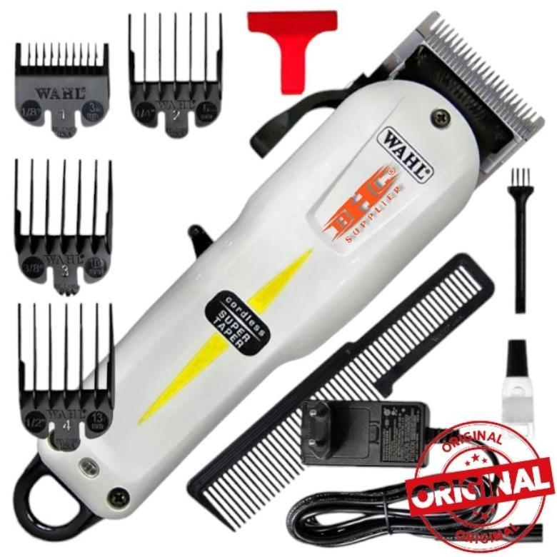 Wahl Super Taper Cordless Original Wireless Tanpa Kabel Mesin Pencukur Rambut Wahl Ori
