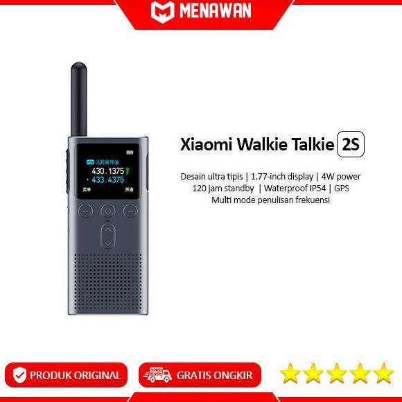 Xiaomi Mijia Smart Walkie Talkie 1S/2S HT Radio Intercom Original