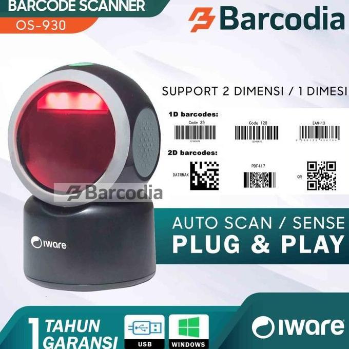 BARCODE SCANNER OMNI 2D Iware OS-930