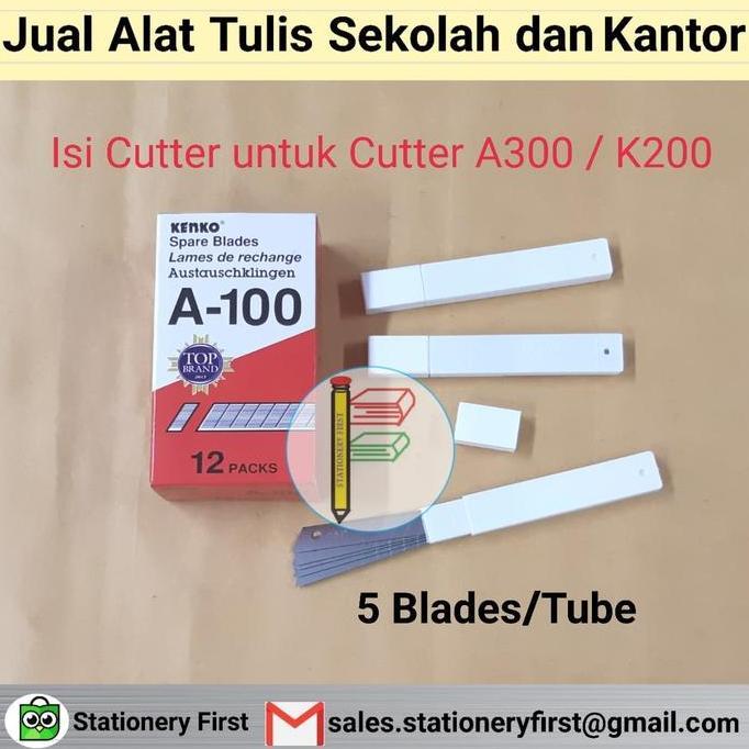 Korta- Isi Pisau Cutter Kenko A-100 Kecil Untuk Cutter A-300 / K200 Grosir