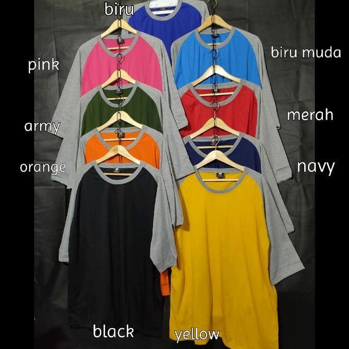 Rioren- Kaos Raglan Super Jumbo Ld 140 B Size