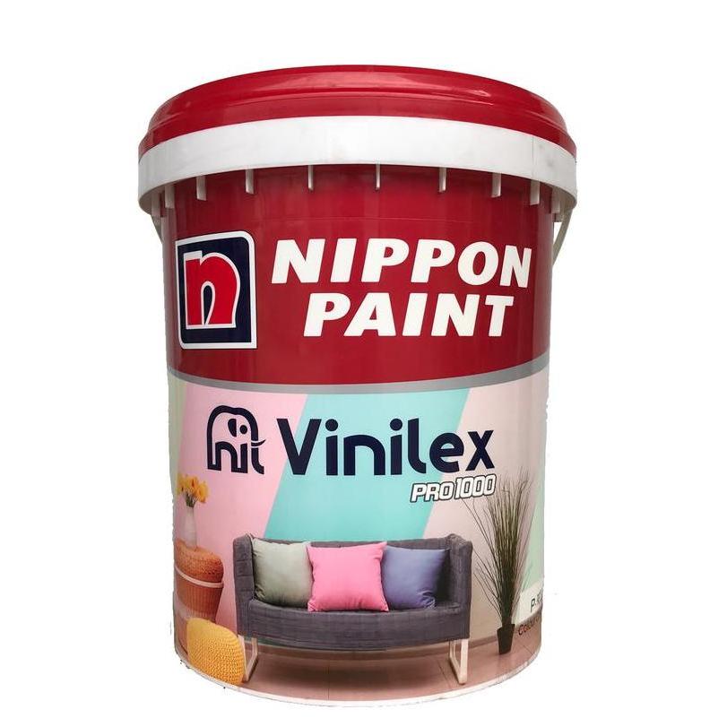 * CAT TEMBOK INTERIOR VINILEX PRO 1000 NIPPON PAINT 20 KG PAKING KAYU *