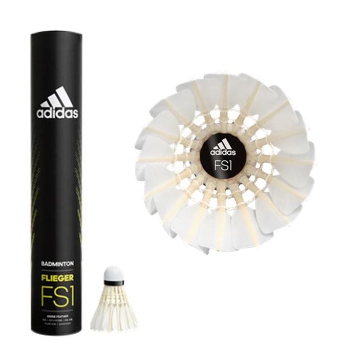 Shuttlecock Kok Badminton Adidas Flieger FS1 Speed 77 Putih isi 12