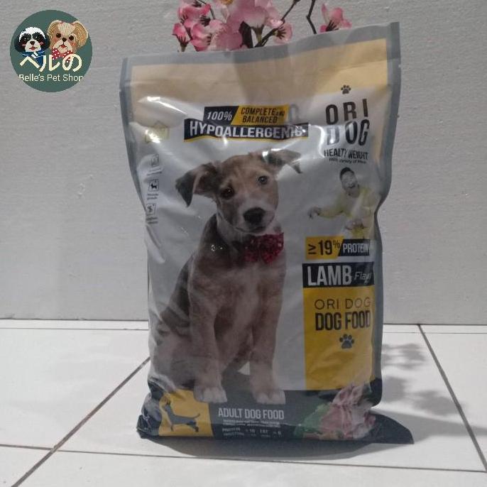 Ori Dog Hypoallergenic Lamb Flavor 1kg REPACK, Rasa Lamb, dog food kering, dry dog food
