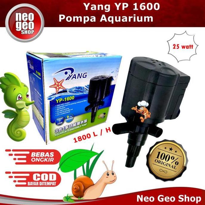 RELMARAMA YANG YP 1600 YP1600 Mesin Pompa Celup Aquarium Submersible Pump