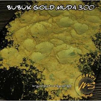 Bubuk Gold Tua 303 & Muda 300 1 Kg Waterbase untuk Sablon Batik Seni Kerajinan Tangan Slime Dekorasi