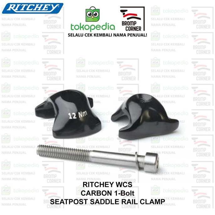 RITCHEY WCS Carbon 1-Bolt Seatpost Saddle Rail Clamp