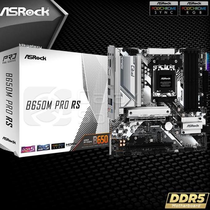 Asrock B650M PRO RS AMD AM5 B650 DDR5 Motherboard