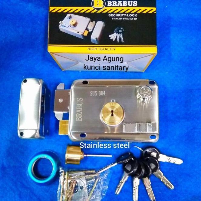 Kunci Pintu Geser Otomatis Brabus Stainless Sus 304
