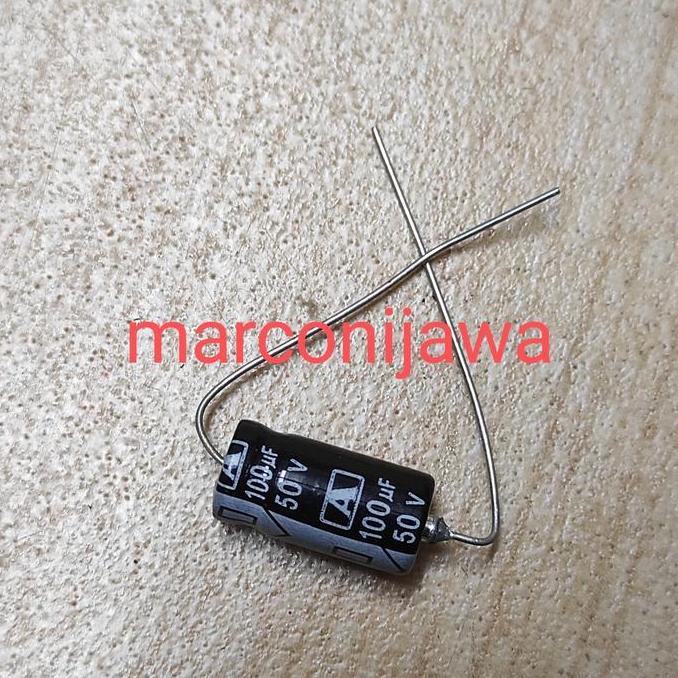 CAPASITOR 100UF 50V AXIAL BL27