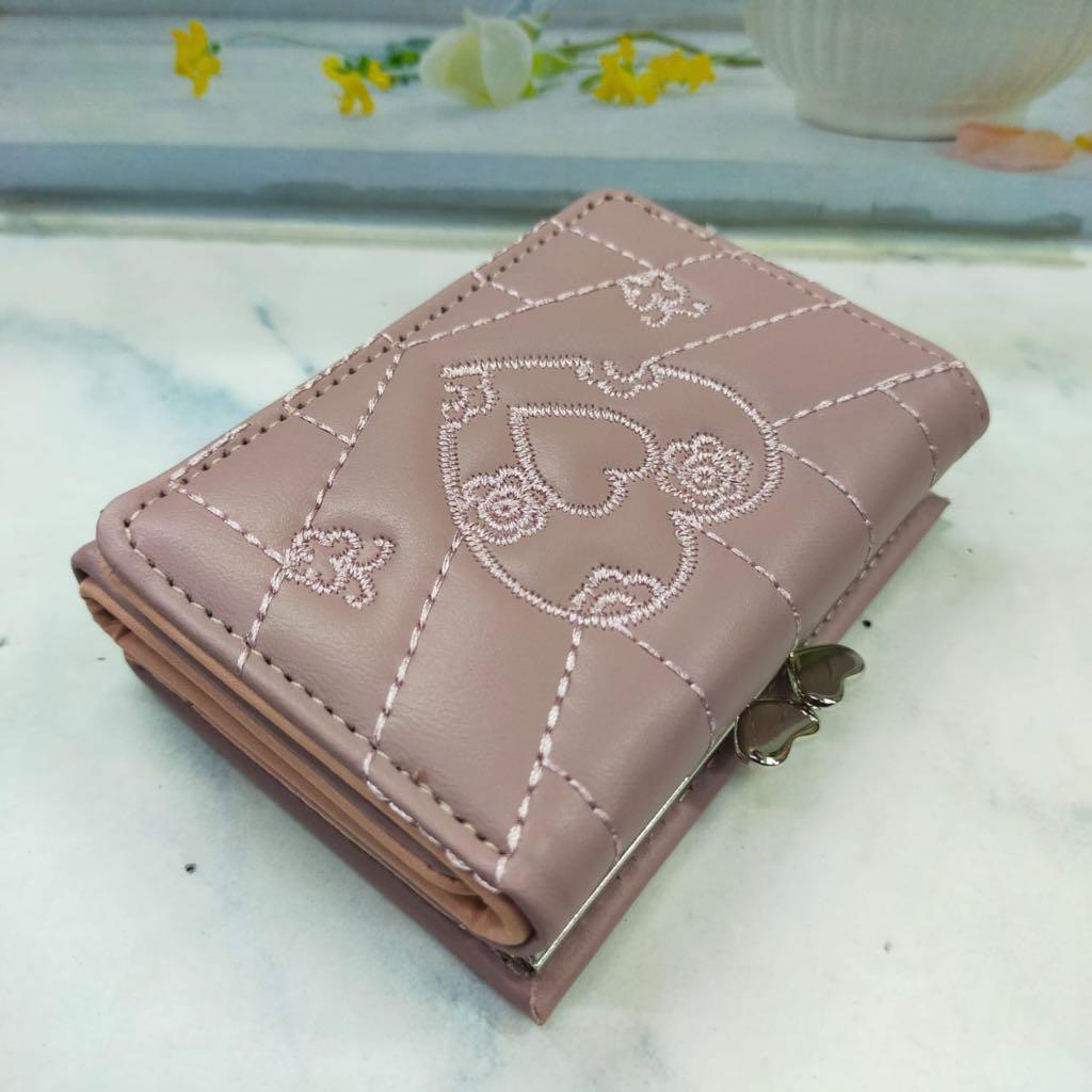 Dompet Wanita Kecil Import Forever Young Lipat Behel Bandul