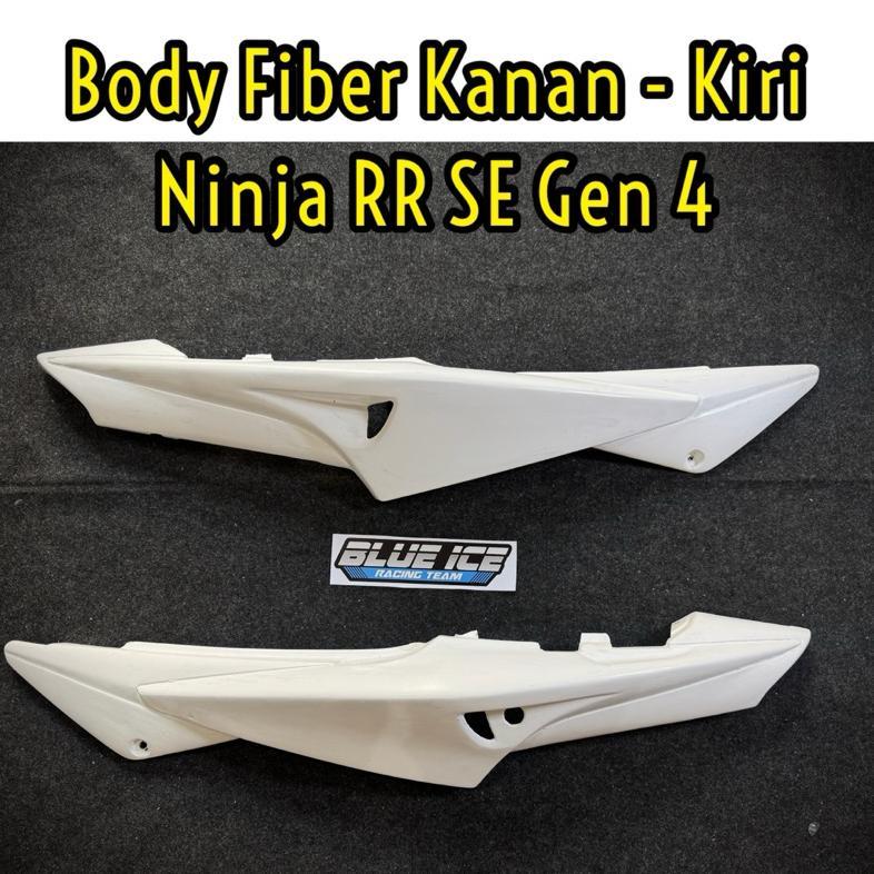 BODY FIBER FIBERGLASS NINJA RR ZX RR GEN4 SE GEN 4 FIBER BLUE ICE RACING