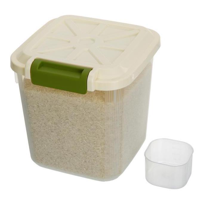 Dekoruma YAHIKO Tempat Beras 10KG / Dispenser Tempat Beras Anti Kutu
