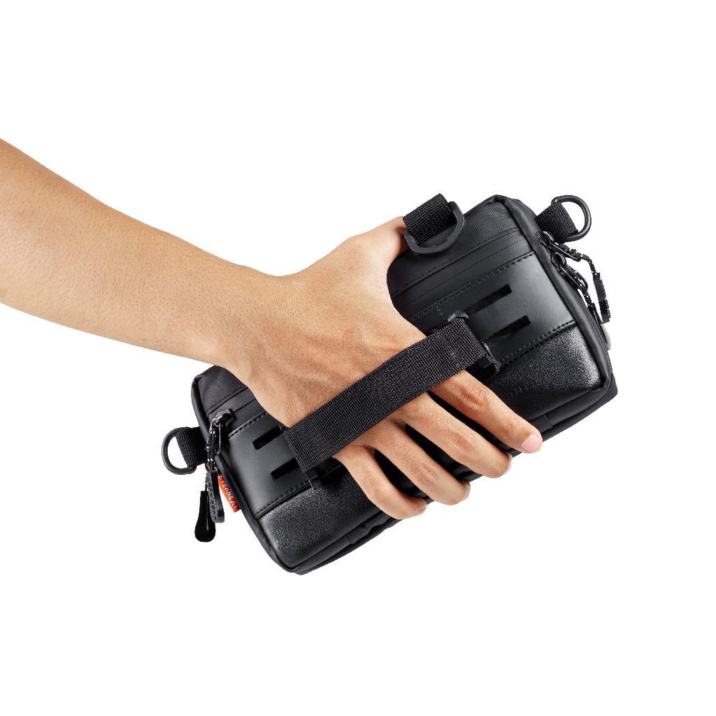 ( Exclusive  Design ) Tas Sling Pouch Wallet Unisex Pria Wanita Waterproof Kualitas Eksklusif Terbar