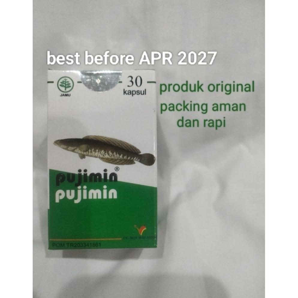 Pujimin Kapsul Albumin Ekstrak Ikan Gabus Bpom