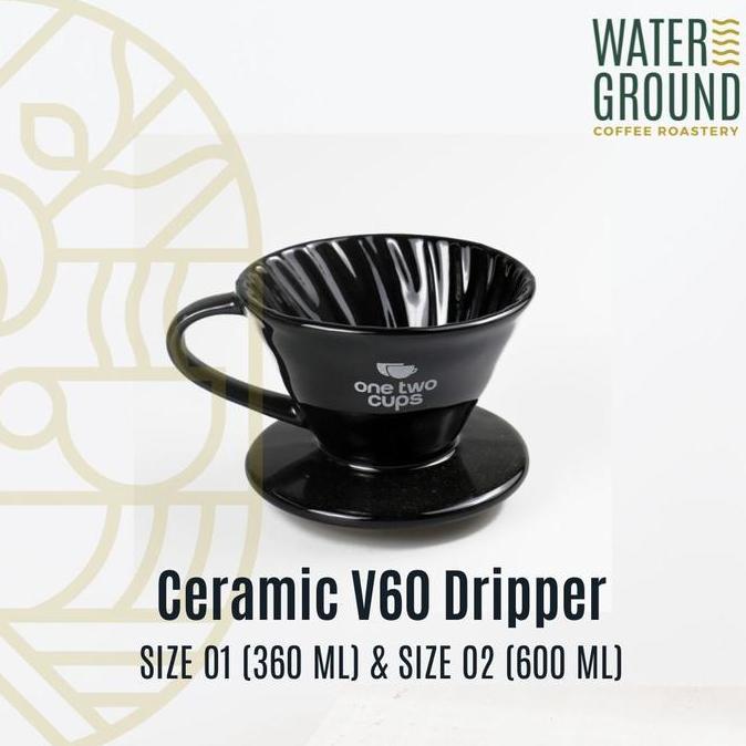 Ceramic V60 Dripper BLACK for V60 Manual Brew