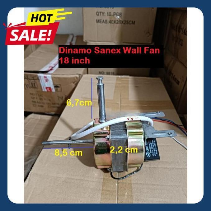 DINAMO KIPAS ANGIN SANEX WALL FAN 18 INCH - MOTOR KIPAS ANGIN SANEX 18 INCH HS27