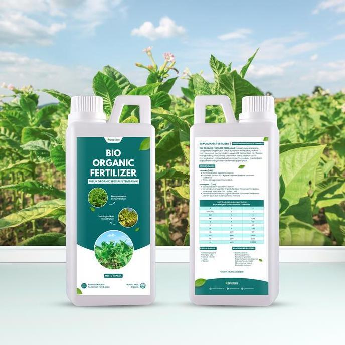 BIO ORGANIC FERTILIZER - Pupuk Organik Cair Untuk Tanaman Tembako Kemasan 1 Liter