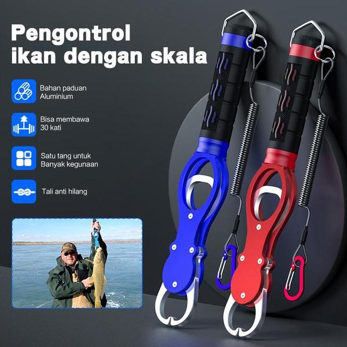 [ready stock]Fish Lip Grip/ Grip Penjepit Mulut Ikan/ Tang Pancing /Ikan Grip Stainless Steel /Meman