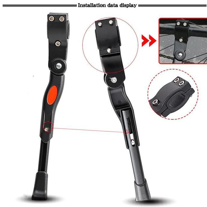 Standar Sepeda Rockbros MTB Stand Sepeda Lipat Alumunium Adjustable