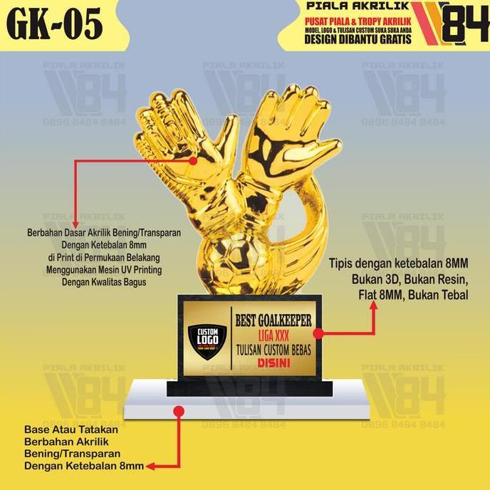 PIALA KIPER TERBAIK, PIALA KIPER, TROPY KIPER, TROPI KIPER, TROPHY KIPER, PIALA GOALKEEPERS, PIALA G