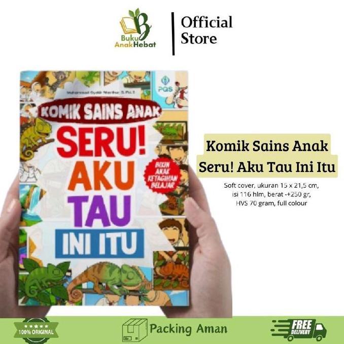Komik Sains Anak : Seru aku Tau Ini Itu | Buku Pengetahuan Sains Anak SD | PQS