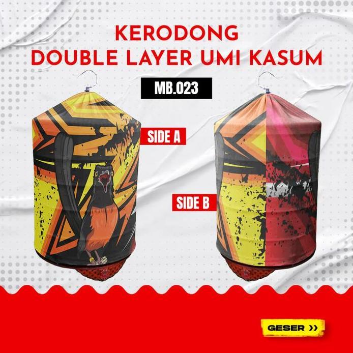 Kerodong Murai Batu Double Layer Pilihan Umi Kasum| Motif MB 023 | KMM