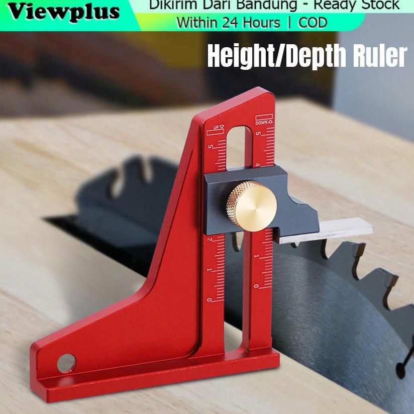 Height Gauge Mata Router Bit Kayu Multifungsi | Alat Ukur Tinggi