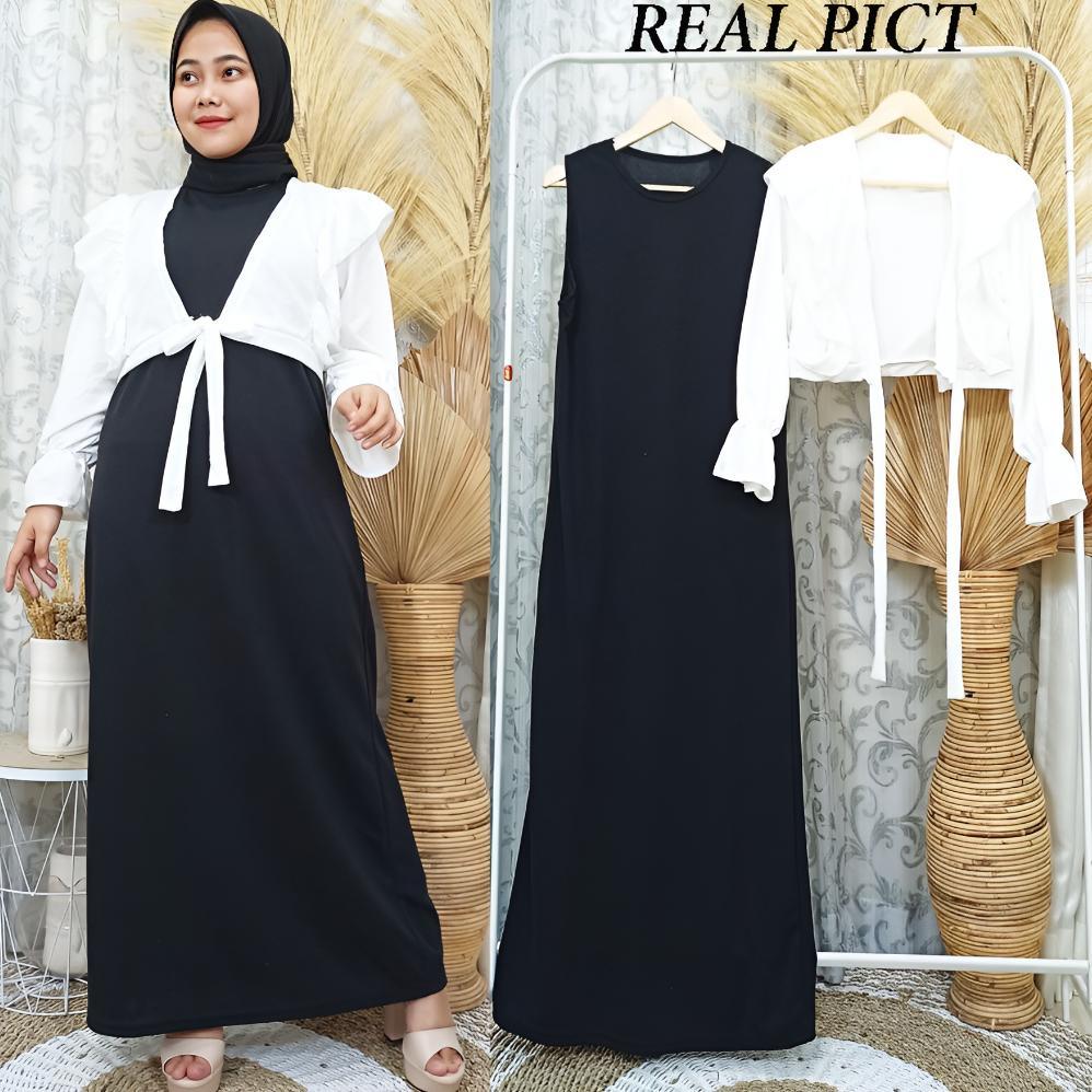 BIG SALE Serayu Dress Outer Set Gamis Dewasa Dan Remaja Gamis Polos