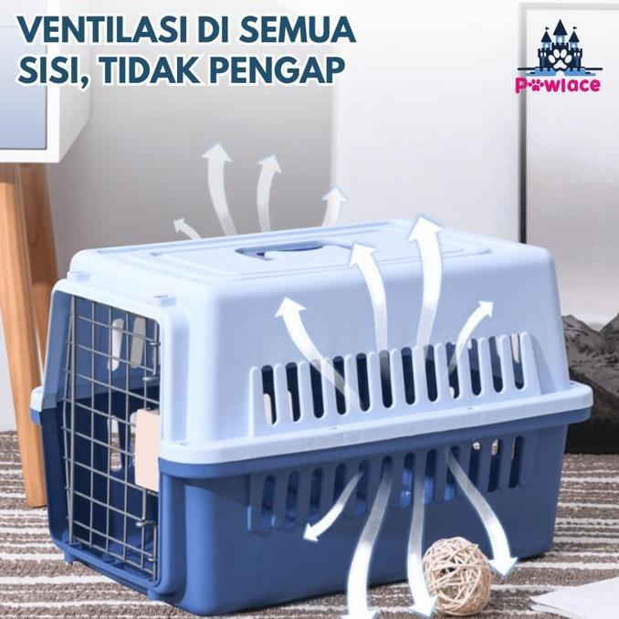 Pawlace Pet Cargo Jumbo Anjing Kucing 3 Ukuran - Kandang Travel Anjing Besar Cargo Kucing Pet Travel