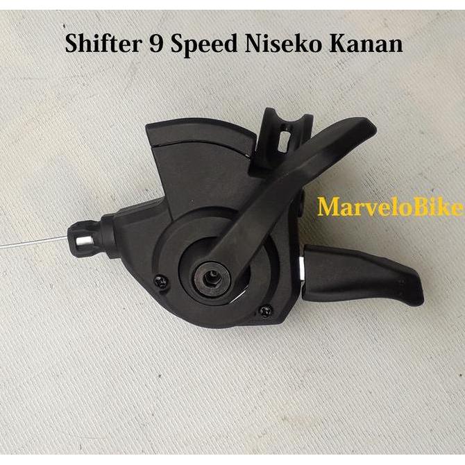 Shifter Operan Gigi Sepeda MTB Seli 9 Speed Niseko NR9 Kanan