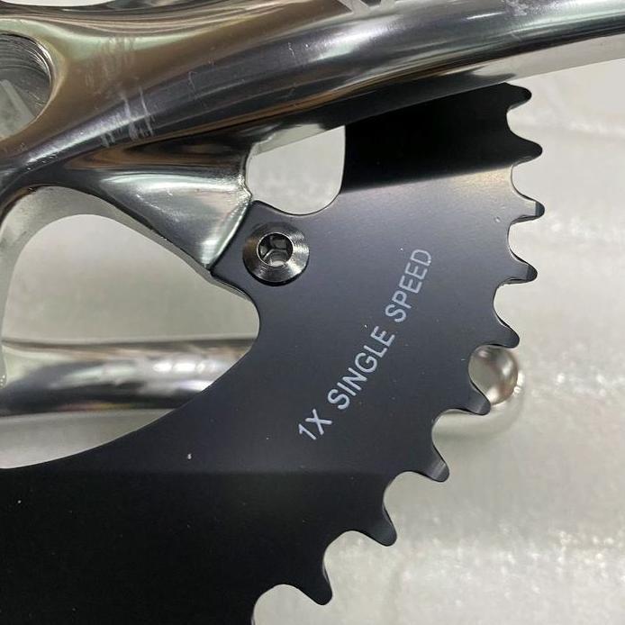 Crank Single Speed 48T EXODUS BCD 110 130 5 Baut Arm 170mm Fixie MTB Federal Lipat BB Kotak Alloy Ar