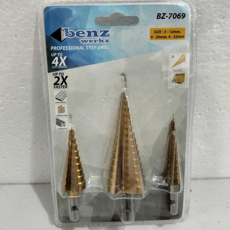 MATA BOR PAGODA "BENZ" 3PCS ||MATA BOR MULTI SIZE /UKURAN