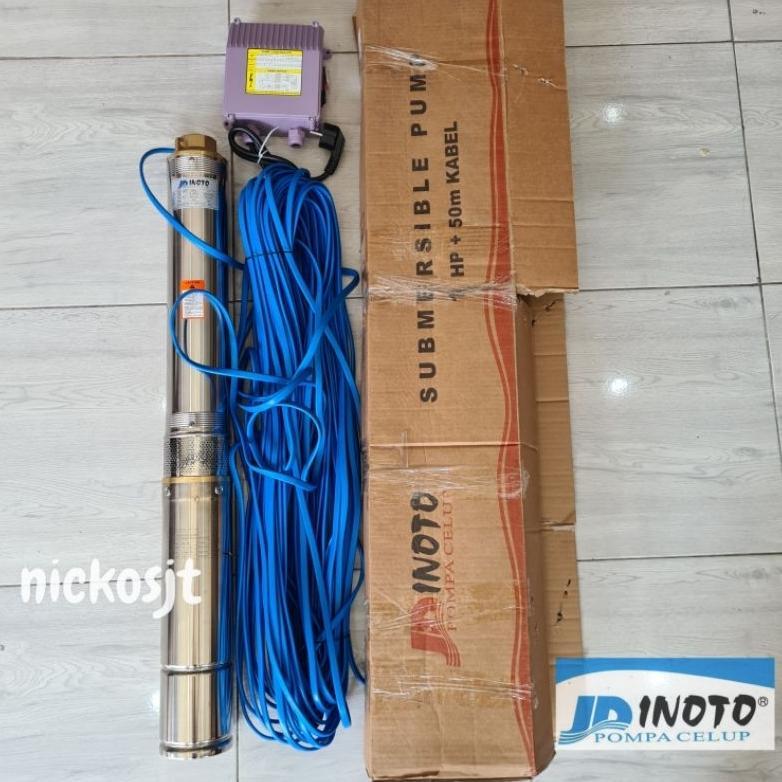 Pompa Submersible Sible Inoto 4in 4" Celup sibel C.BOX 4dim 0.5hp 0.75hp 1hp 1.5hp satelit 2hp 3hp 4