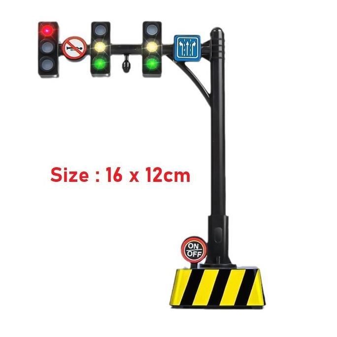 Kit- Lampu Mainan Lalu Lintas , Lampu Traffic , Lampu Merah Mainan Edukasi