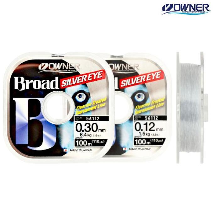 Senar Pancing Owner Broad Silver Eye 100m Made in Japan