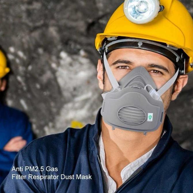 RANDA.SIKOLI - MASKER GAS RESPIRATOR MASKER CAT MASKER INDUSTRI ANTI DEBU POLUSI DUST