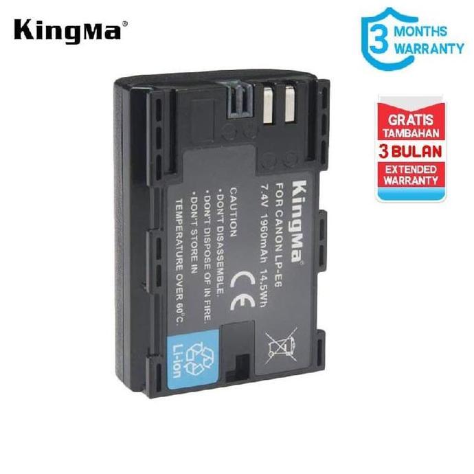 KINGMA Battery for Canon LP-E6