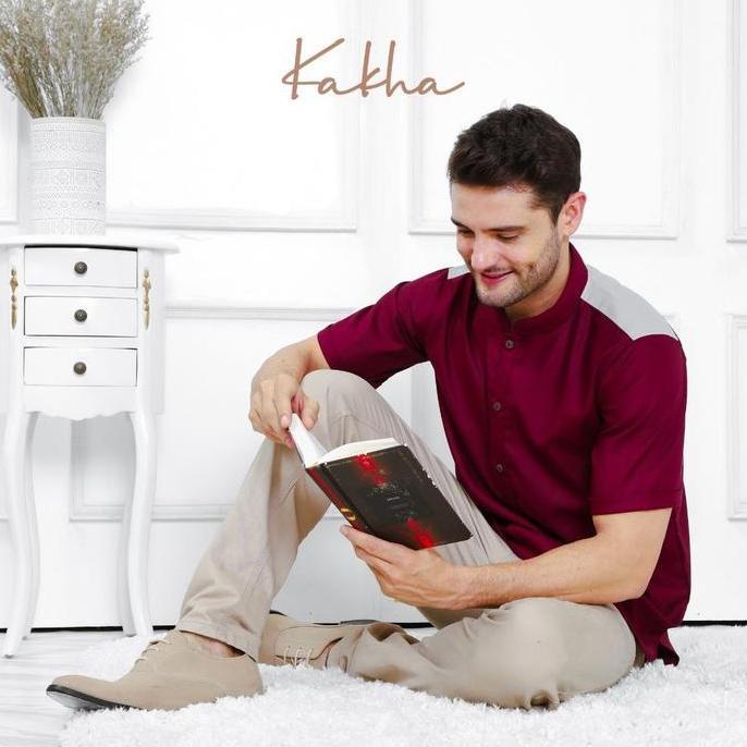 Kakha- Raya Series (Maroon) - Sarimbit Keluarga muslim