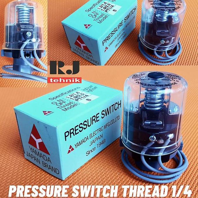 Promo Otomatis Pompa Air Pressure Switch Yamada Drat 1/4